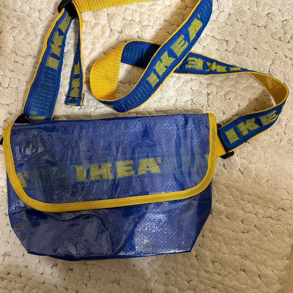 IKEA Blue and Yellow Crossbody Bag